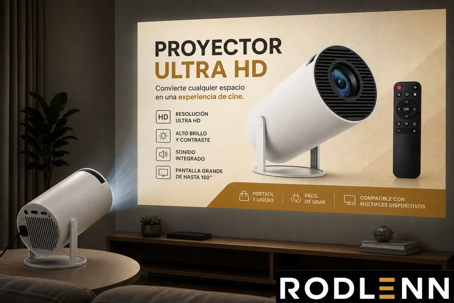 Proyector Ultra HD Hy300