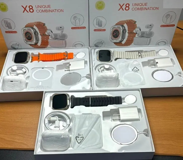 Combo Reloj Inteligente X8